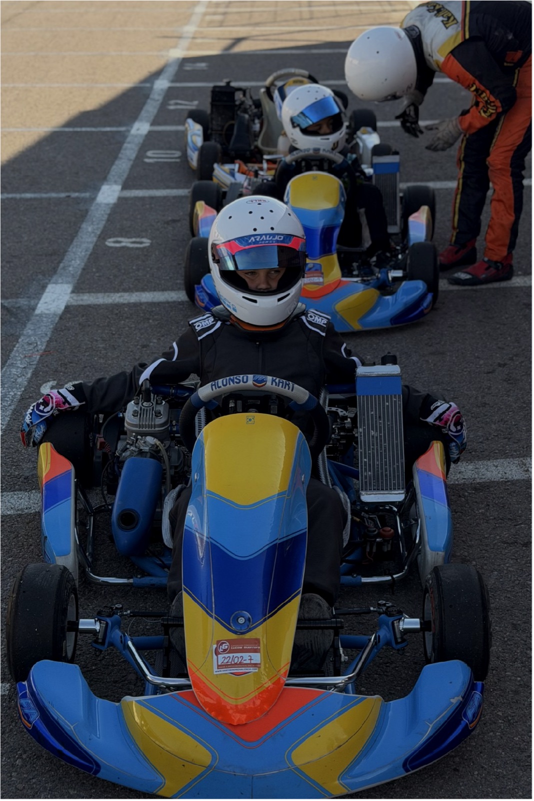 Onboard karting session at Kartódromo Internacional Lucas Guerrero, Chiva