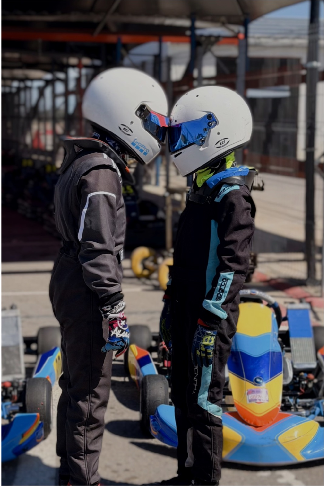 Onboard karting session at Kartódromo Internacional Lucas Guerrero, Chiva